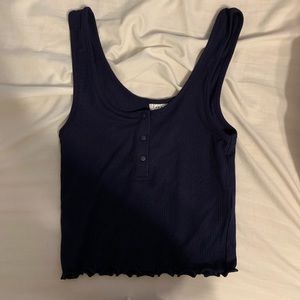 NWT TopShop Navy Tank